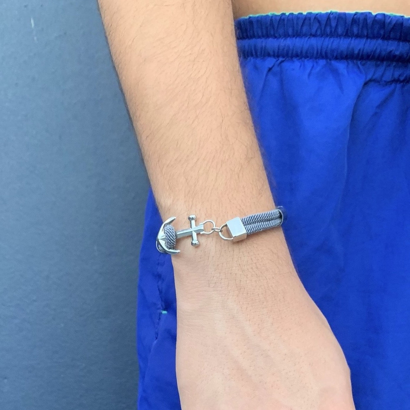 Rope Silver Anchor Bracelet – Aventurea Collection